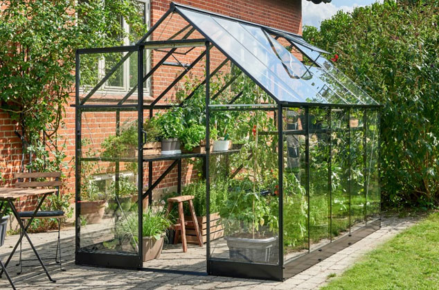 Les serres de jardin en verre trempé et alu
